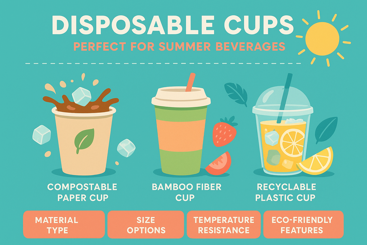 How to Choose the Right Disposable Cups for Summer Beverages – ecoaralon