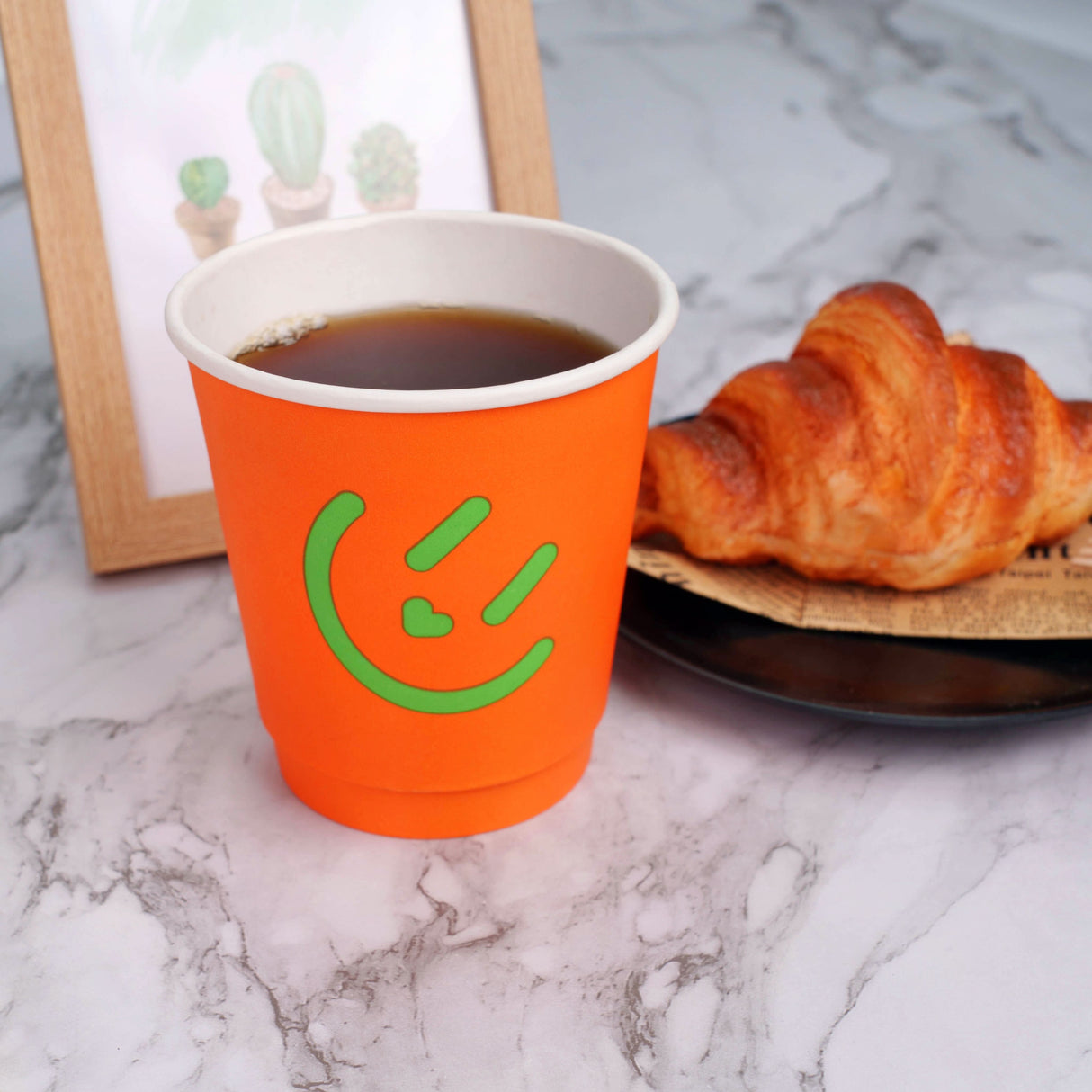 PROMOTION 500pcs 10oz Custom Printed Double Wall Cups Premium Multicolor WaterProof - ecoaralon