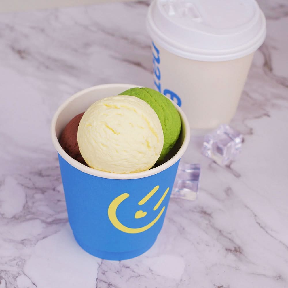 PROMOTION 500pcs 10oz Custom Printed Double Wall Cups Premium Multicolor WaterProof - ecoaralon