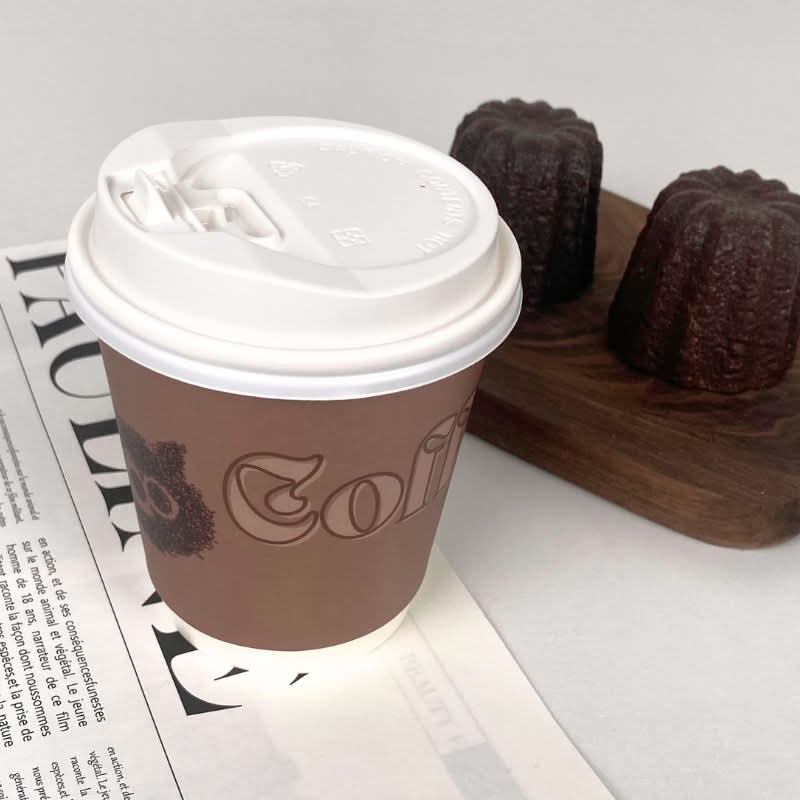 PROMOTION 500pcs 10oz Custom Printed Double Wall Cups Premium Multicolor WaterProof - ecoaralon