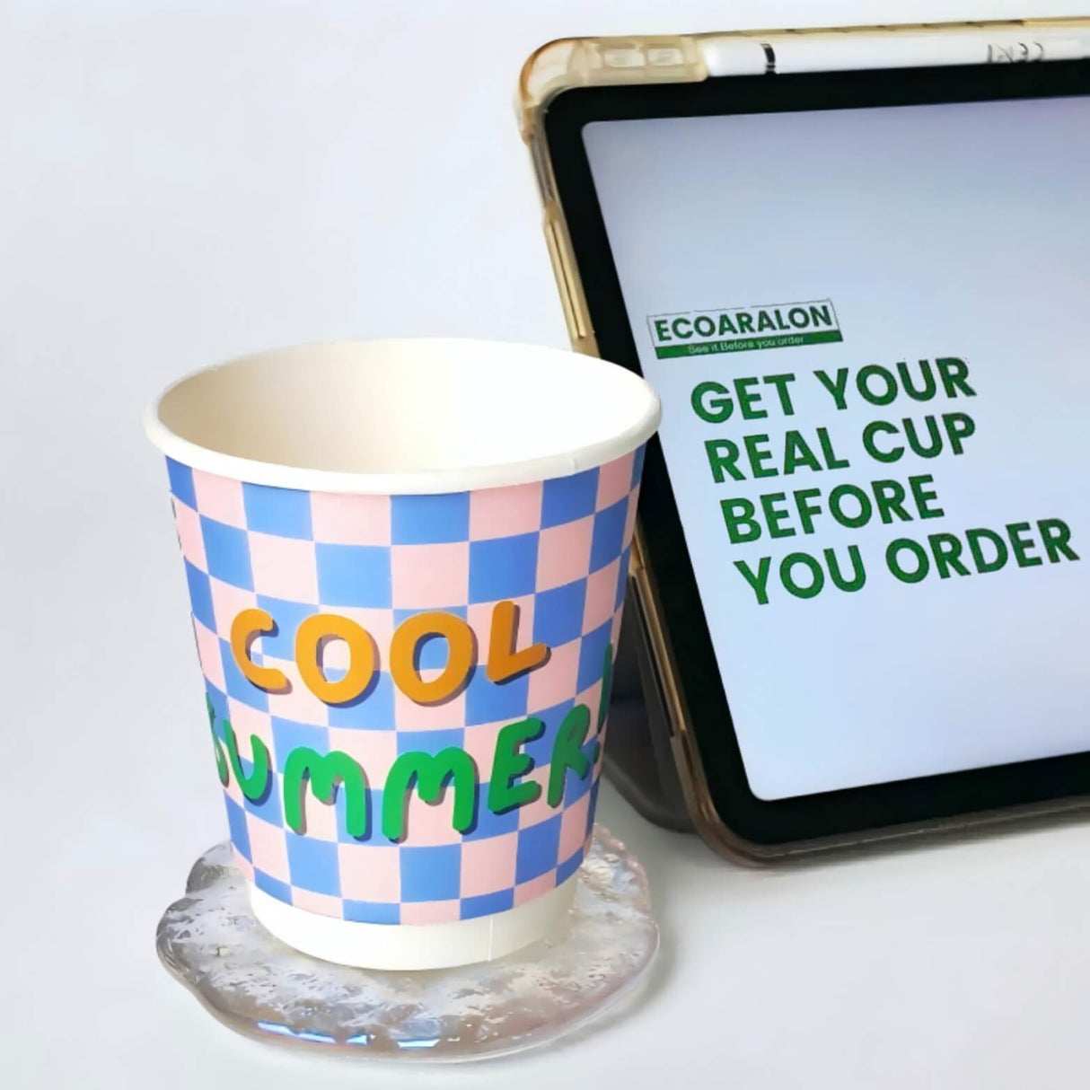 Custom 10oz Double Wall Paper Cups 100pcs/500pcs