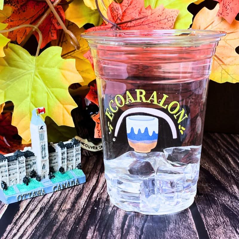 Custom 12 oz. Crystal Clear Plastic Cups - PET Cups - ecoaralon