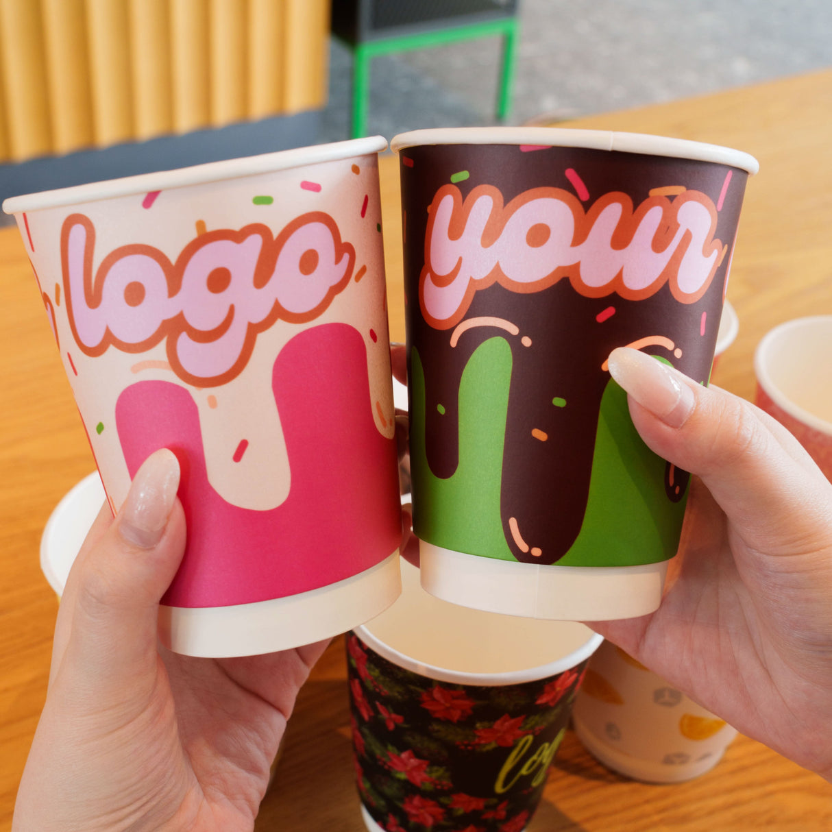Best-Seller Custom 12oz  Double Wall Cups - ecoaralon