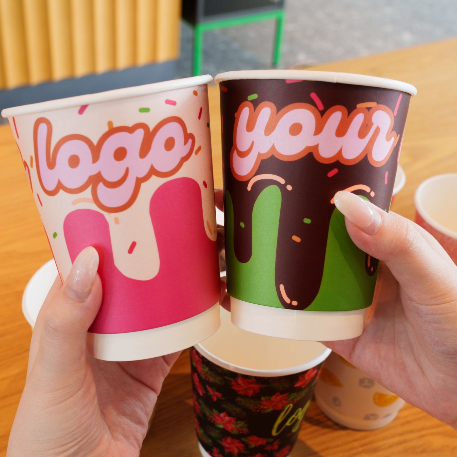 Best-Seller Custom 12oz  Double Wall Cups - ecoaralon