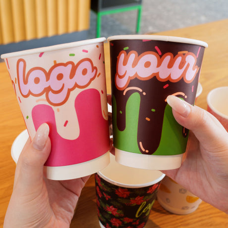Best-Seller Custom 12oz  Double Wall Cups - ecoaralon