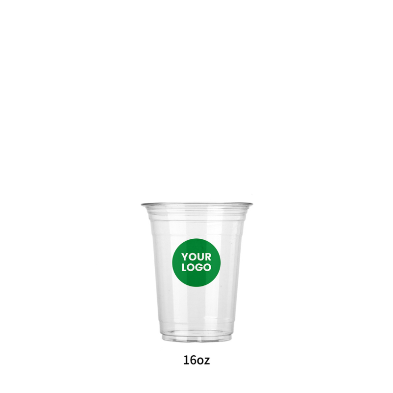 Best-Seller Custom 16 oz. Plastic Cups - PET Cups - ecoaralon