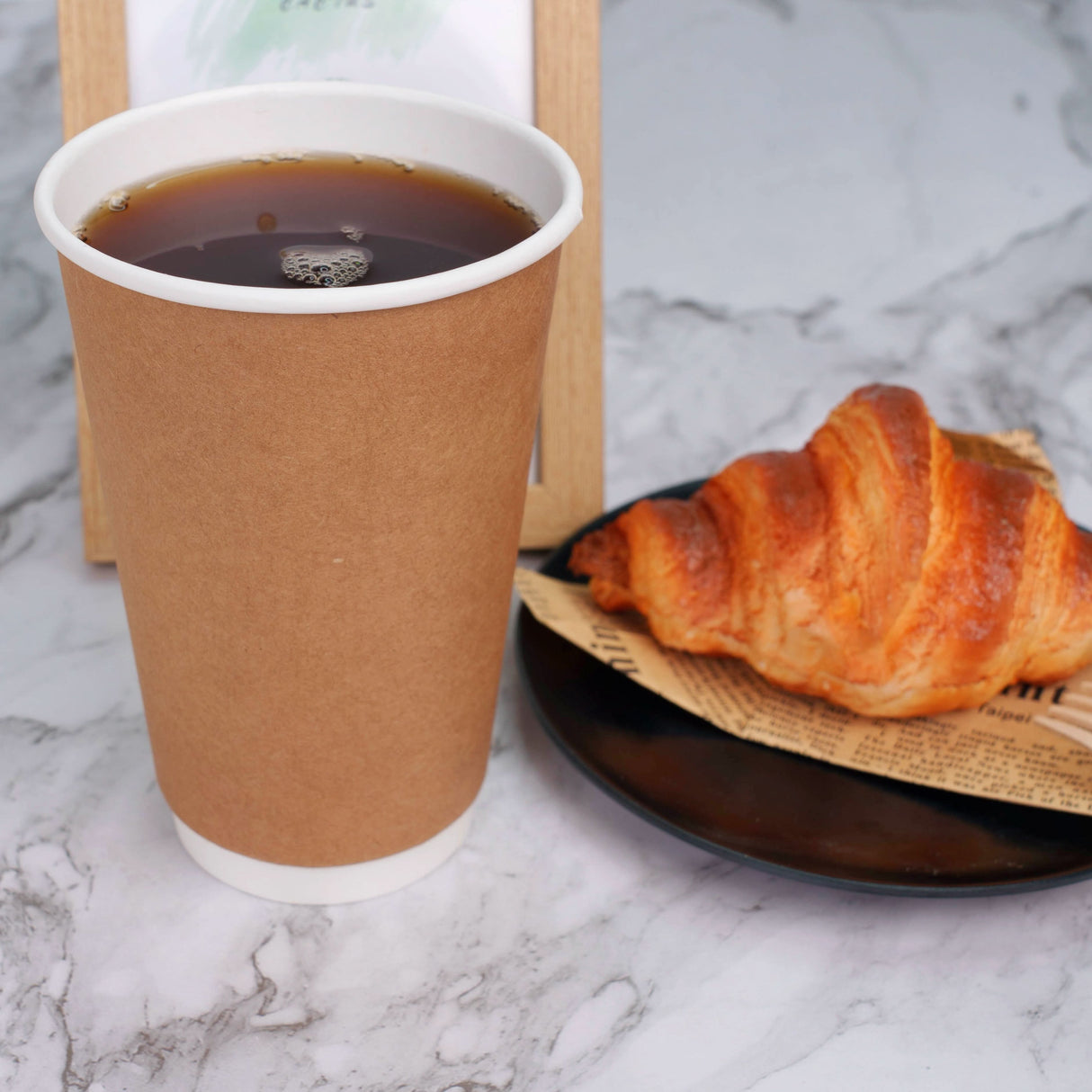 16oz Premium Multicolor WaterProof Custom Printed Double Wall Cups - ecoaralon