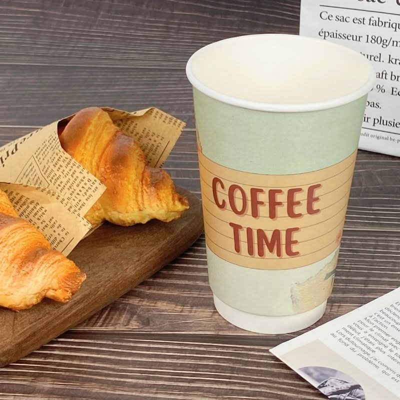 16oz Premium Multicolor WaterProof Custom Printed Double Wall Cups - ecoaralon