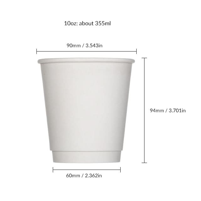 500pcs | 8oz|10oz|12oz|16oz. Color Paper Cups - ecoaralon