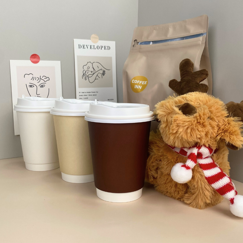 500pcs | 8oz|10oz|12oz|16oz. Color Paper Cups - ecoaralon