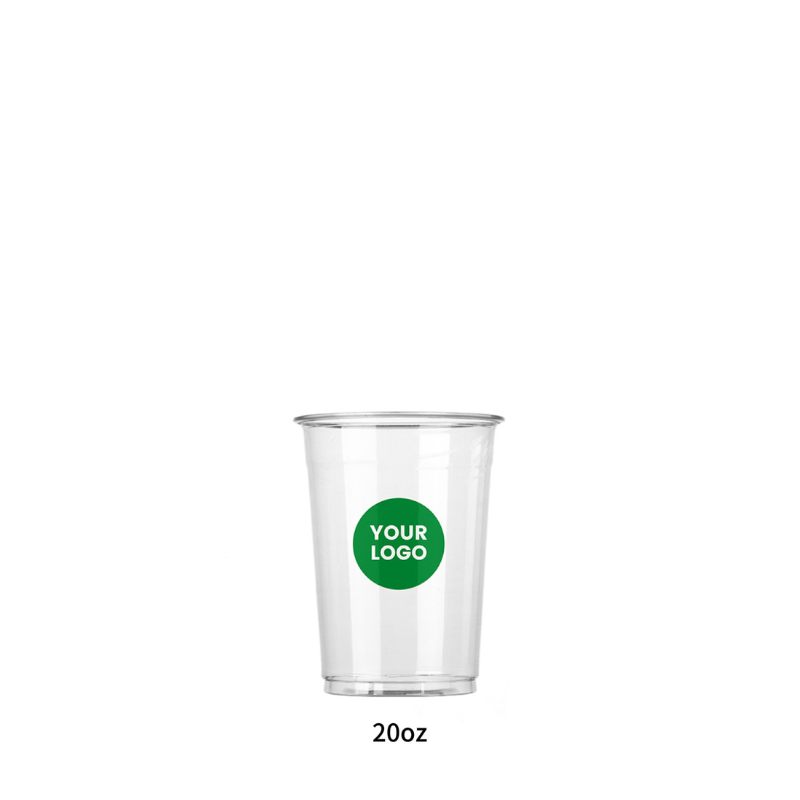 Best-Seller Custom 20oz. Plastic Cups - PET Cups - ecoaralon