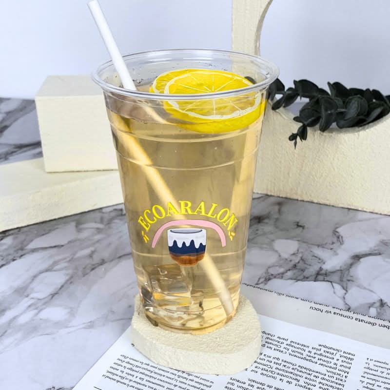 Custom 24oz. Crystal Clear Plastic Cups - PET Cups - ecoaralon