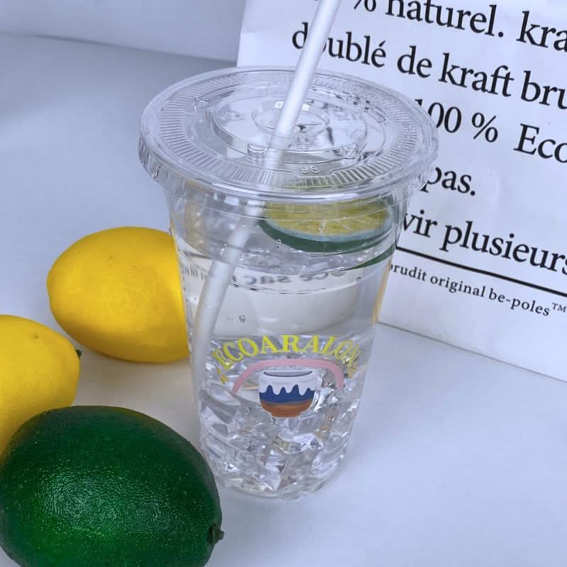 Custom 24oz. Crystal Clear Plastic Cups - PET Cups - ecoaralon