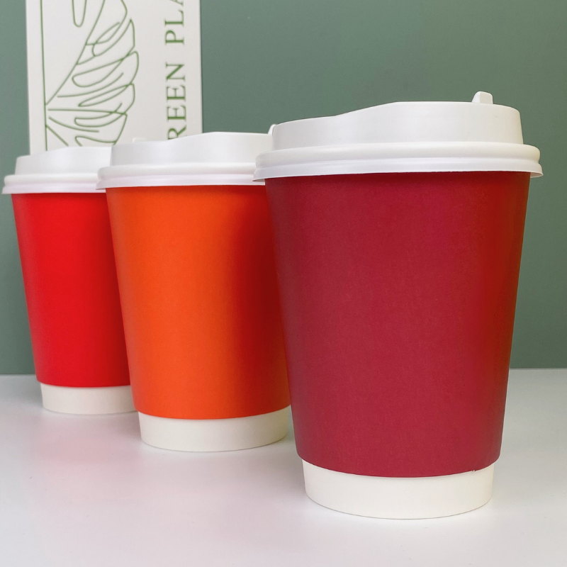 500pcs | 8oz|10oz|12oz|16oz. Color Paper Cups - ecoaralon