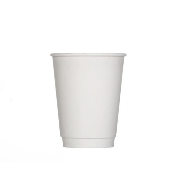 500pcs | 12 oz. Blank Double Walled Paper Cup - ecoaralon