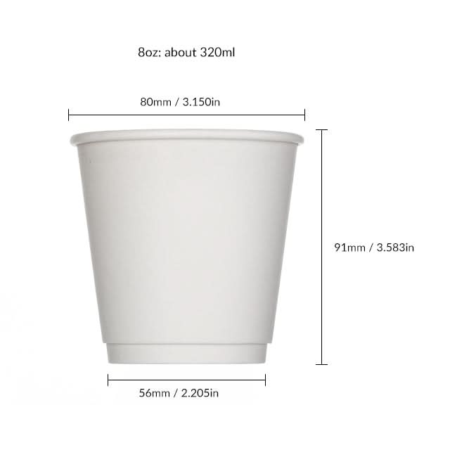 500pcs | 8oz|10oz|12oz|16oz.  Color Paper Cups - ecoaralon