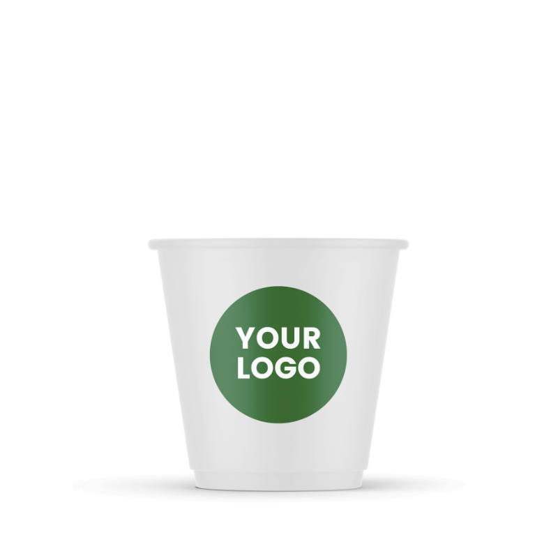 8oz Premium Multicolor WaterProof Custom Printed Double Wall Cups - ecoaralon