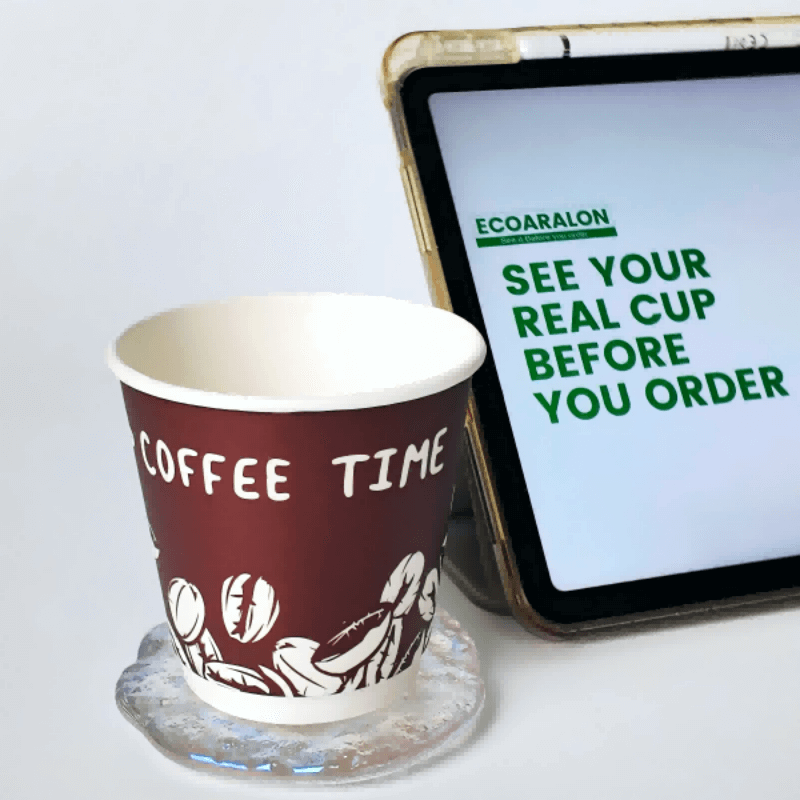 Best-Seller Custom 8oz Double Wall Paper Cups 100pcs/500pcs