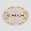Oval Labels - ecoaralon