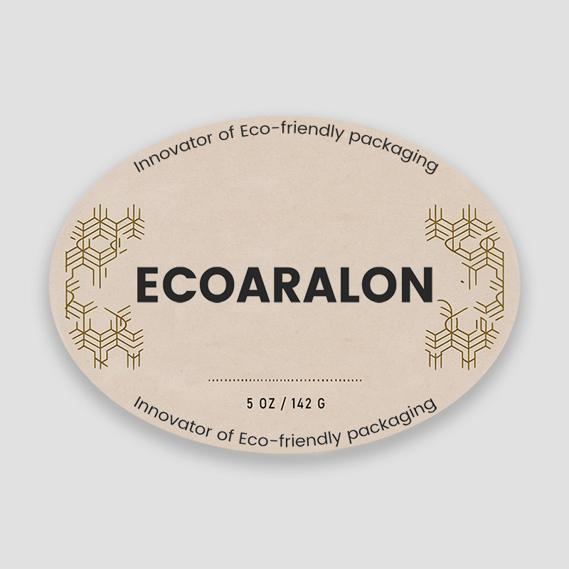 Oval Labels - ecoaralon