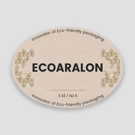 Oval Labels - ecoaralon