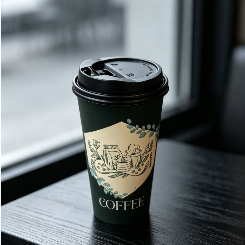 Custom Printed Single Wall Paper Cups