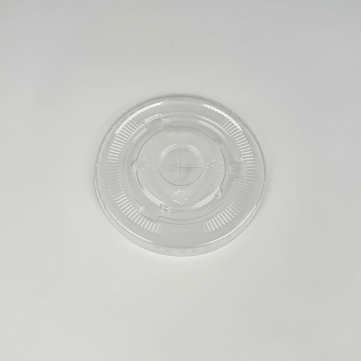 98mm Flat Straw Lid For Plastic Cup 1000pcs - ecoaralon