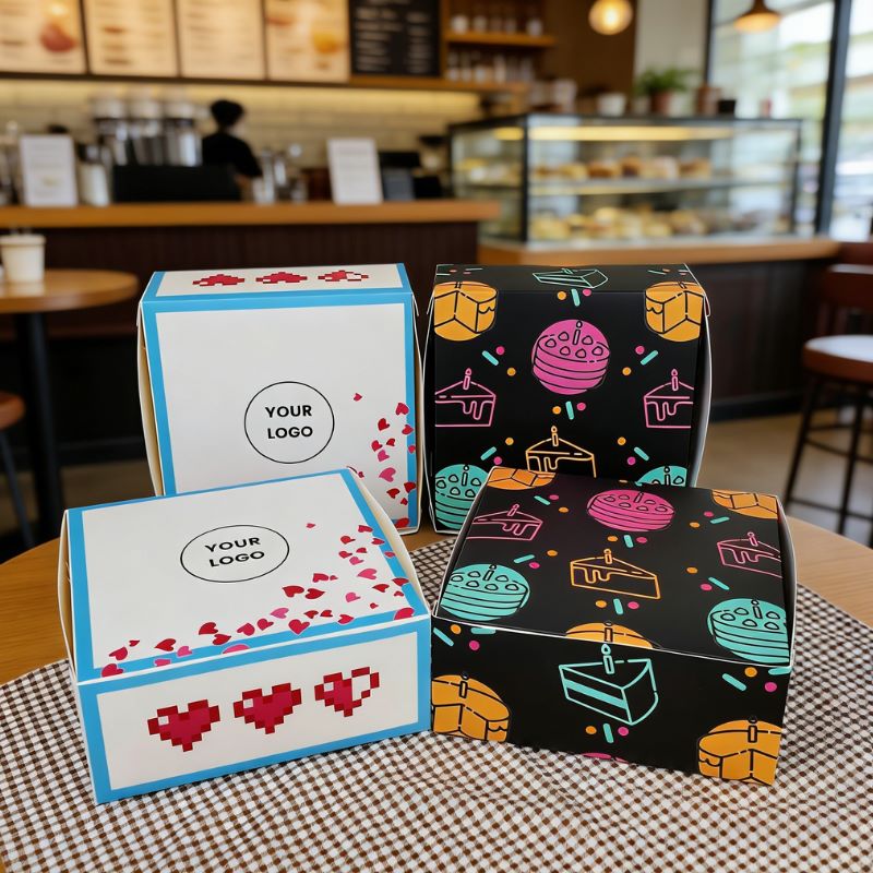 Custom Printed Square Bakery & Cake Box