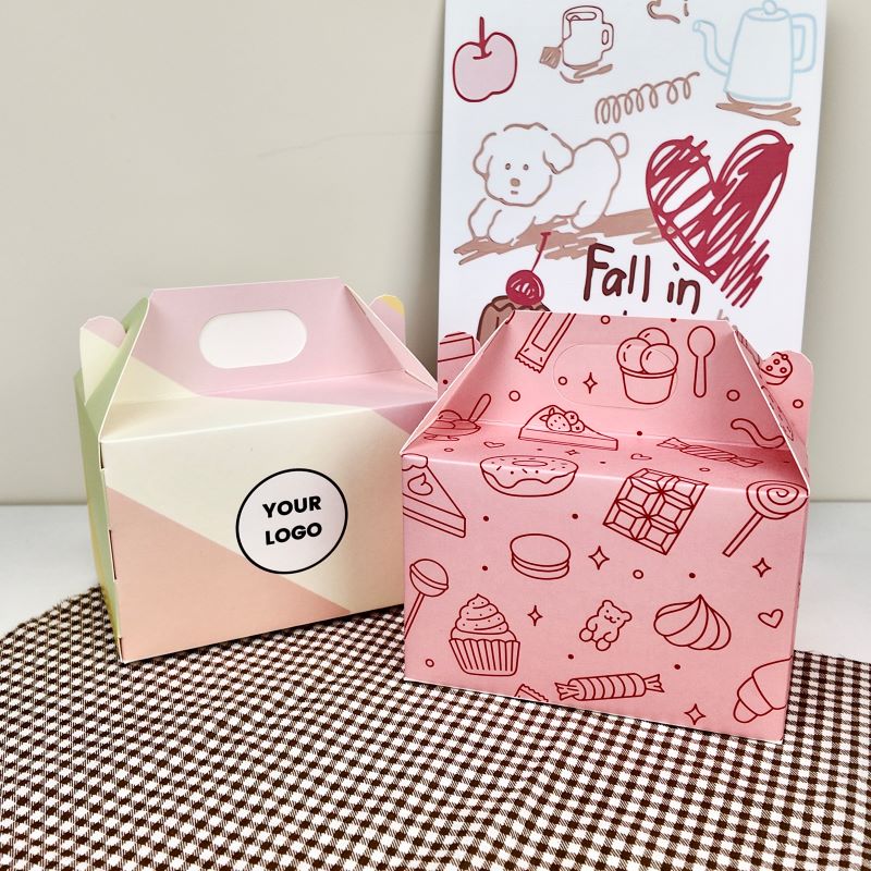 Custom Printed Gable Cake Boxes