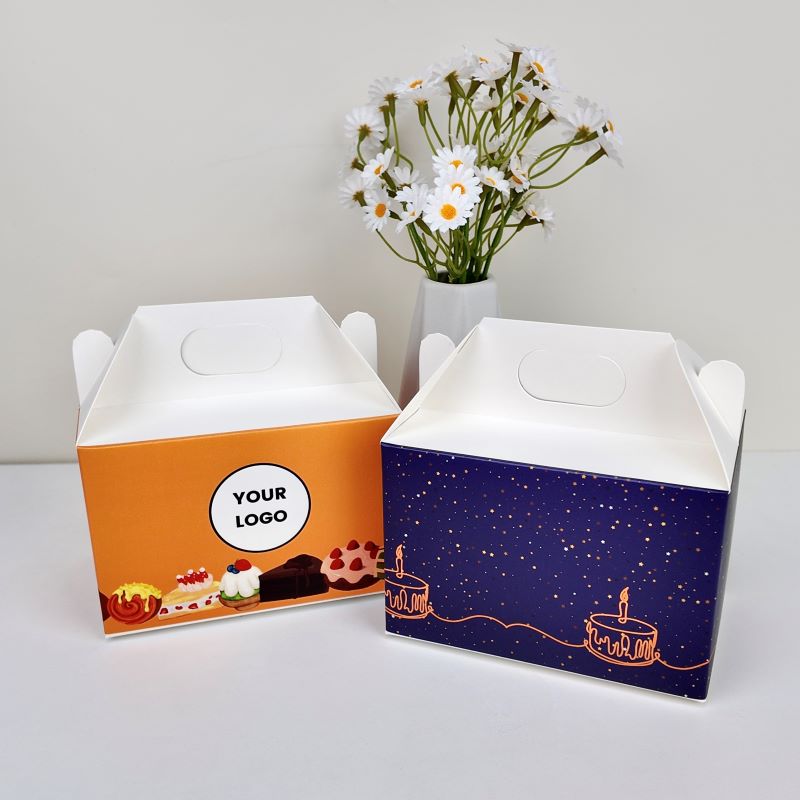 Custom Printed Gable Cake Boxes