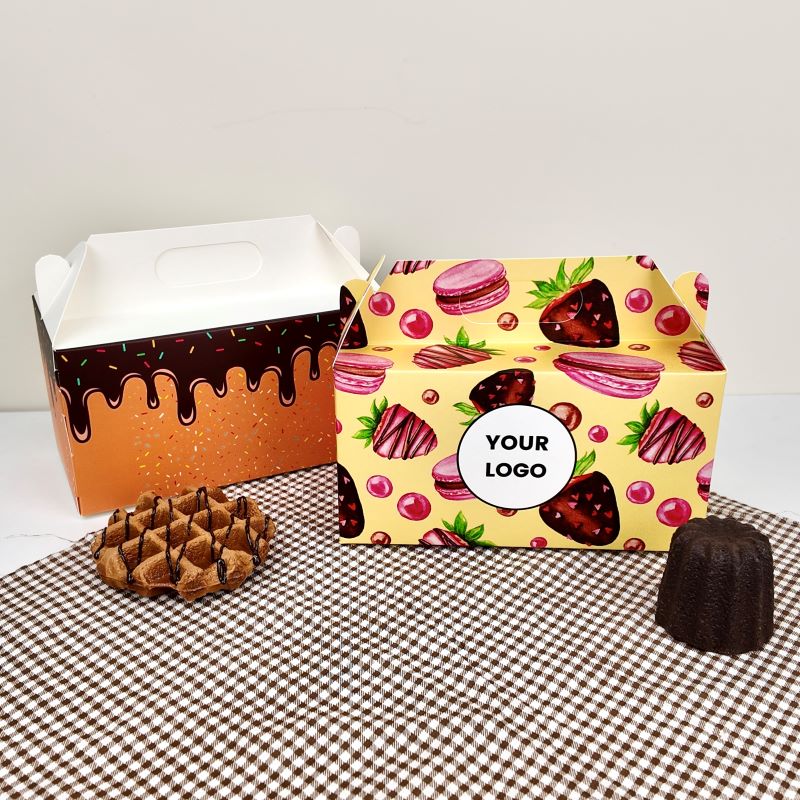 Custom Printed Gable Cake Boxes