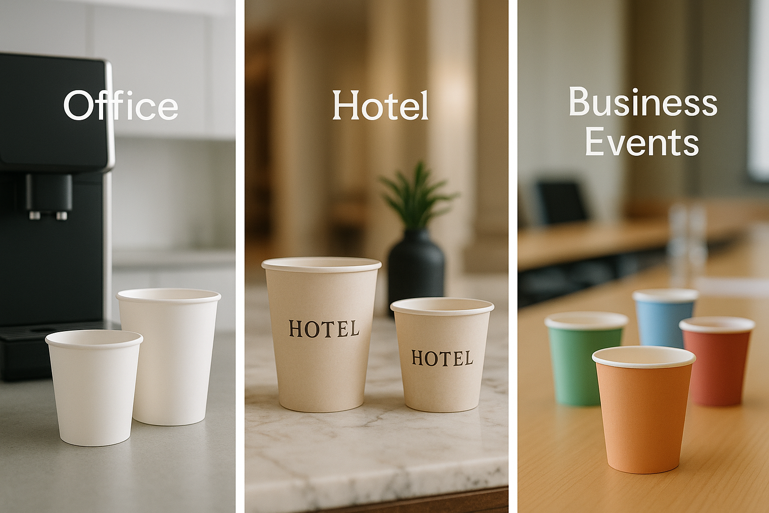 Choosing the Right Paper Cups for Offices, Hotels, and Business Events: An Operational Perspective