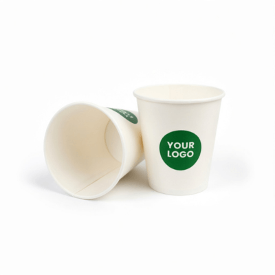 10oz Custom Printed Single Wall Paper Cups Premium Multicolor WaterProof - ecoaralon