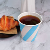 Best-Seller  100pcs 8oz|10oz|12oz|16oz Premium Multicolor WaterProof Custom Printed Cups With Lids - ecoaralon