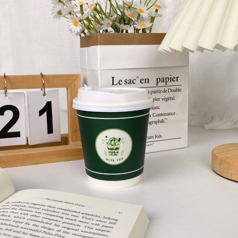 PROMOTION 500pcs 10oz Custom Printed Double Wall Cups Premium Multicolor WaterProof - ecoaralon