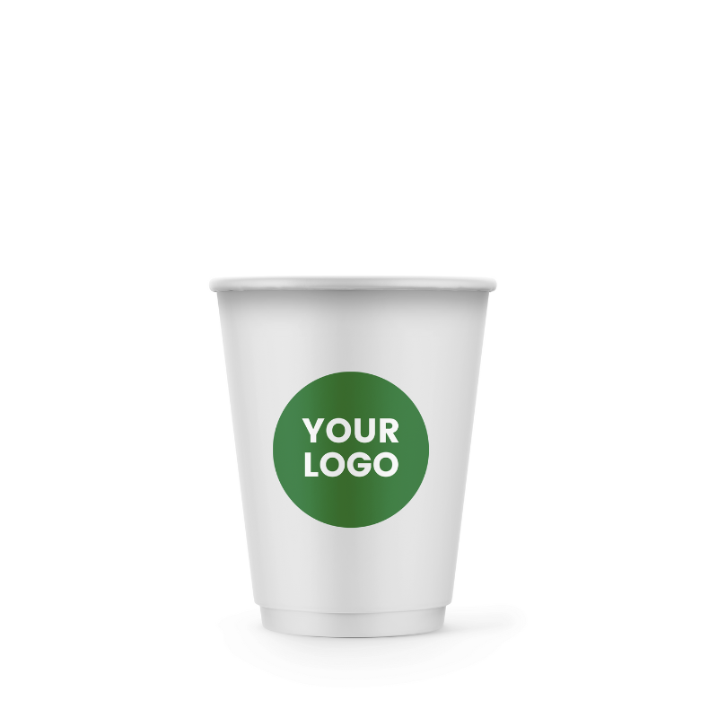 12oz Premium Multicolor WaterProof Custom Printed Double Wall Cups - ecoaralon