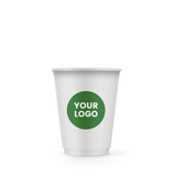 12oz Premium Multicolor WaterProof Custom Printed Double Wall Cups - ecoaralon