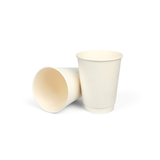 500pcs | 12 oz. Blank Double Walled Paper Cup - ecoaralon