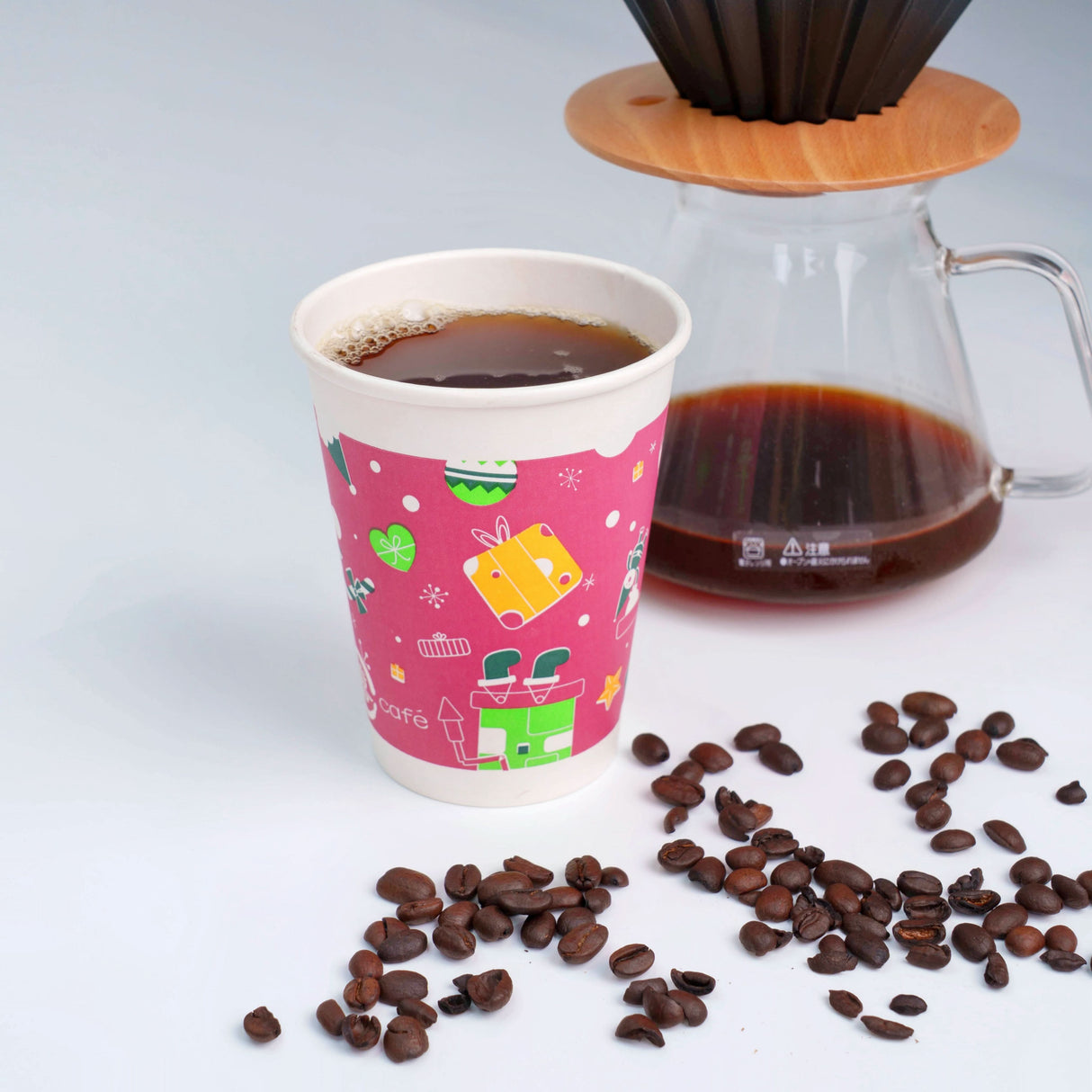 Best-Seller  100pcs 8oz|10oz|12oz|16oz Premium Multicolor WaterProof Custom Printed Cups With Lids - ecoaralon