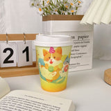 12oz Premium Multicolor WaterProof Custom Printed Single Wall Cups - ecoaralon