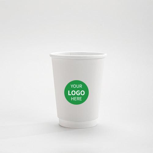 12 oz. Custom Printed Double Walled Paper Cup - ecoaralon