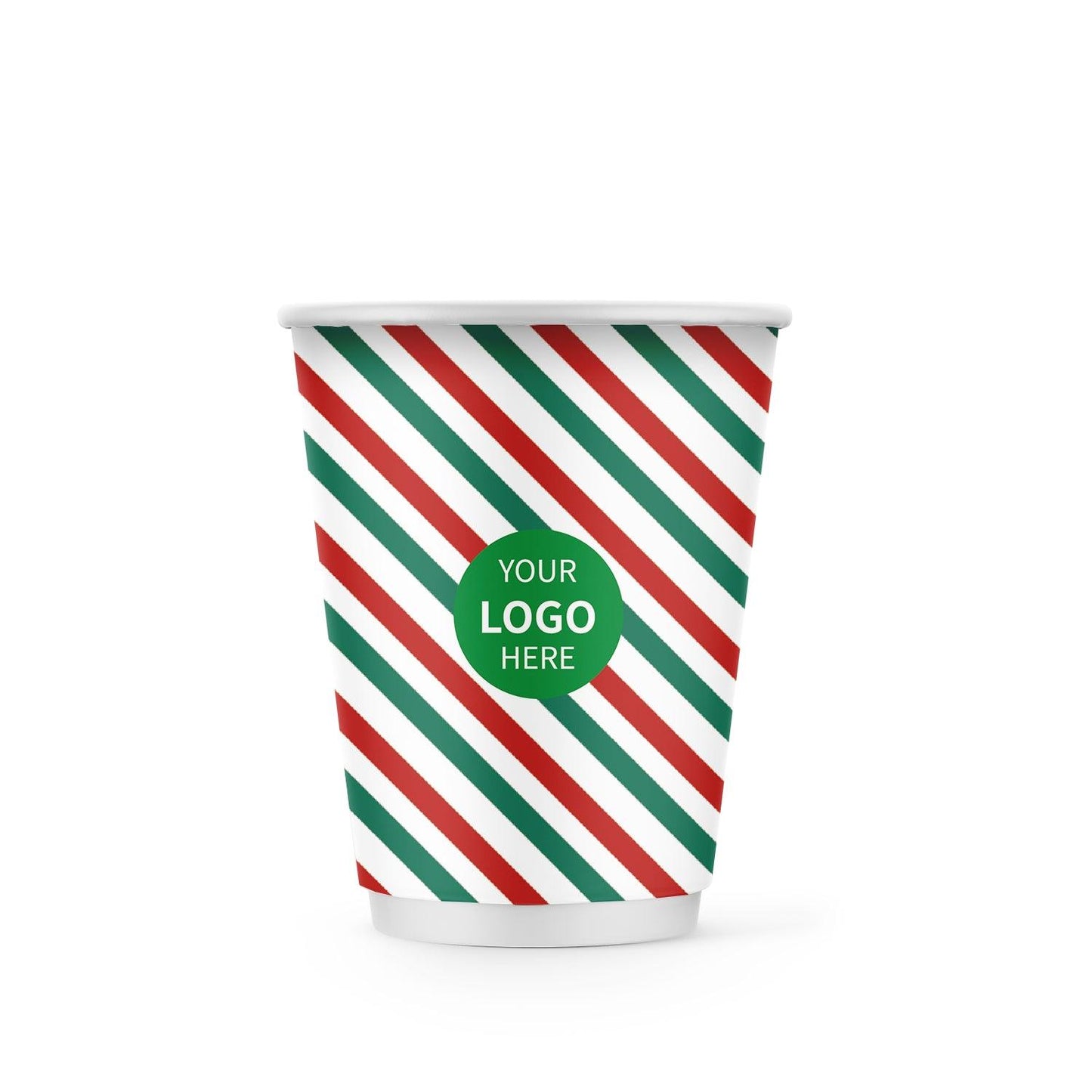 12 oz. Holiday Custom Printed Double Walled Paper Cup - 17 - ecoaralon