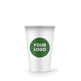 Best-Seller Small order Custom Printed Cups With Lids 100pcs 8oz|10oz|12oz|16oz Premium Multicolor WaterProof