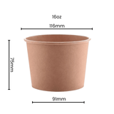 Starter Pack Soup Paper Bowl + Logo Sticker Bundle (8oz / 12oz / 16oz) - ecoaralon