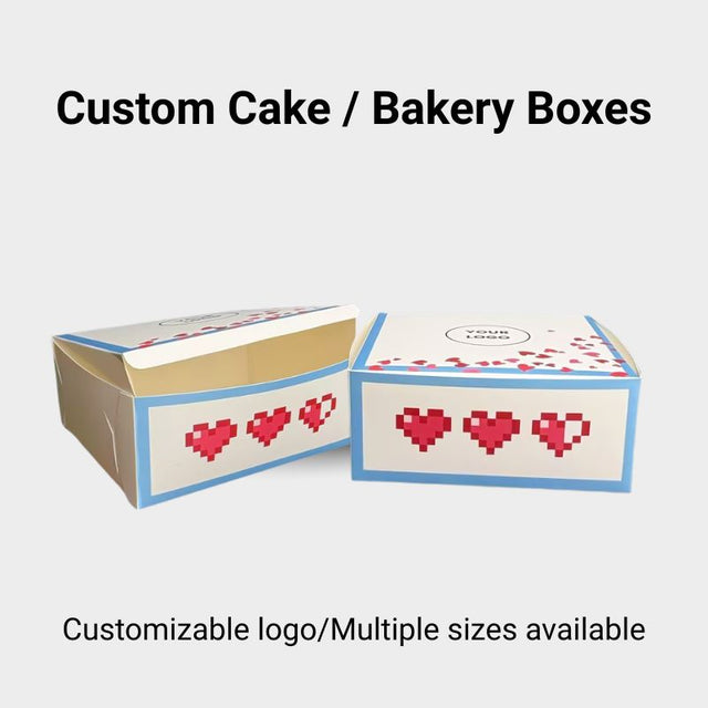Custom Printed Square Bakery & Cake Box - ecoaralon