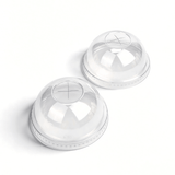 90mm Dome  Straw Clear Lid For 8-12-14-16oz paper cup - ecoaralon