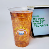 Custom 24oz. Plastic Cups - PET Cups 100pcs/1000pcs