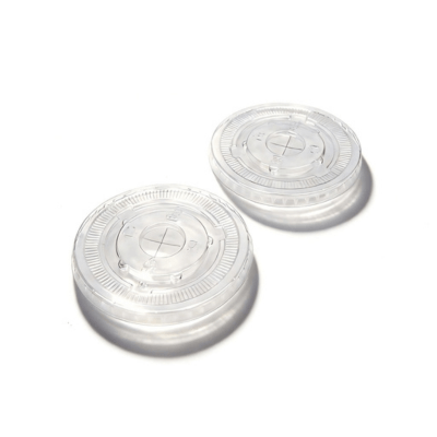 98mm Flat Straw Lid For Plastic Cup 1000pcs - ecoaralon