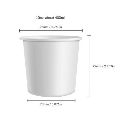 10 oz.Blank Soup Container