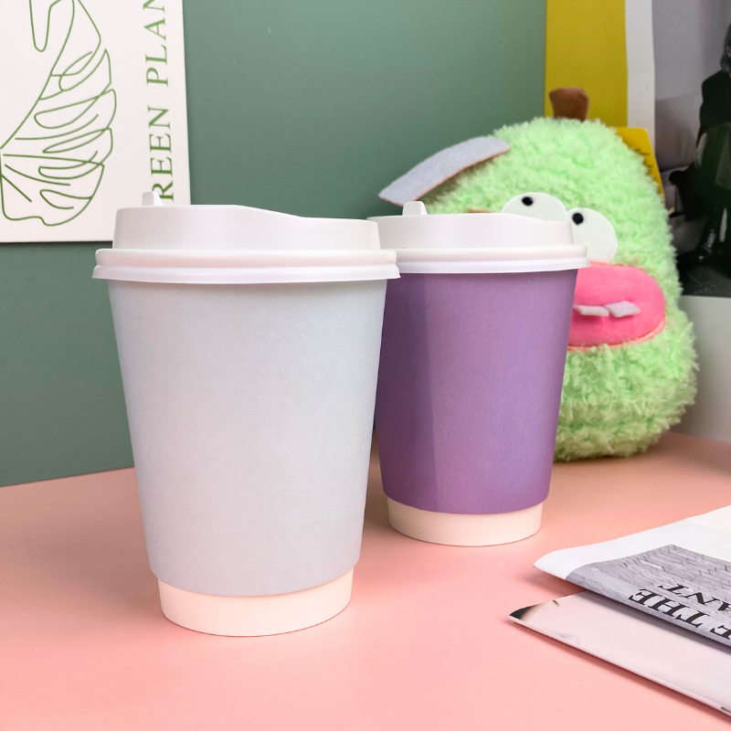 500pcs | 8oz|10oz|12oz|16oz.  Color Paper Cups - ecoaralon